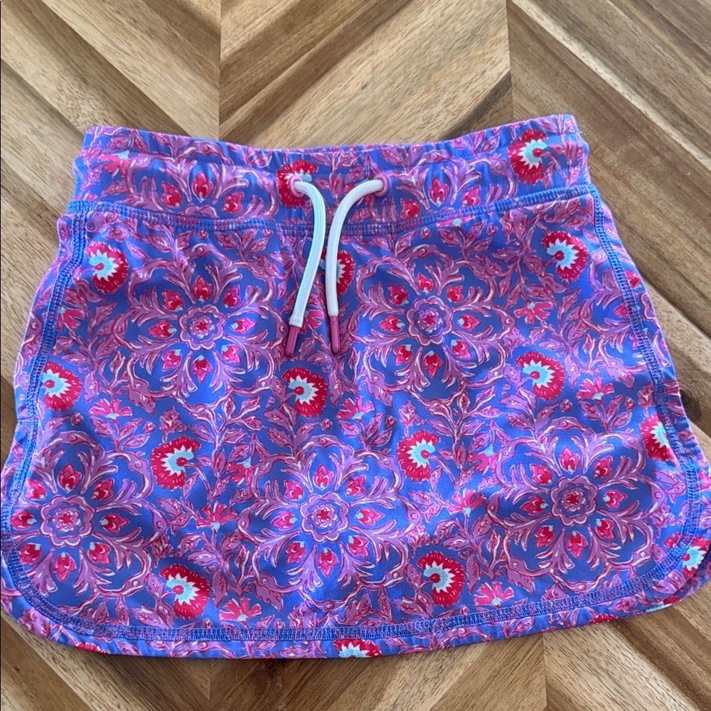 Vineyard vines Bright Purple & Pink Floral Athletic Skort